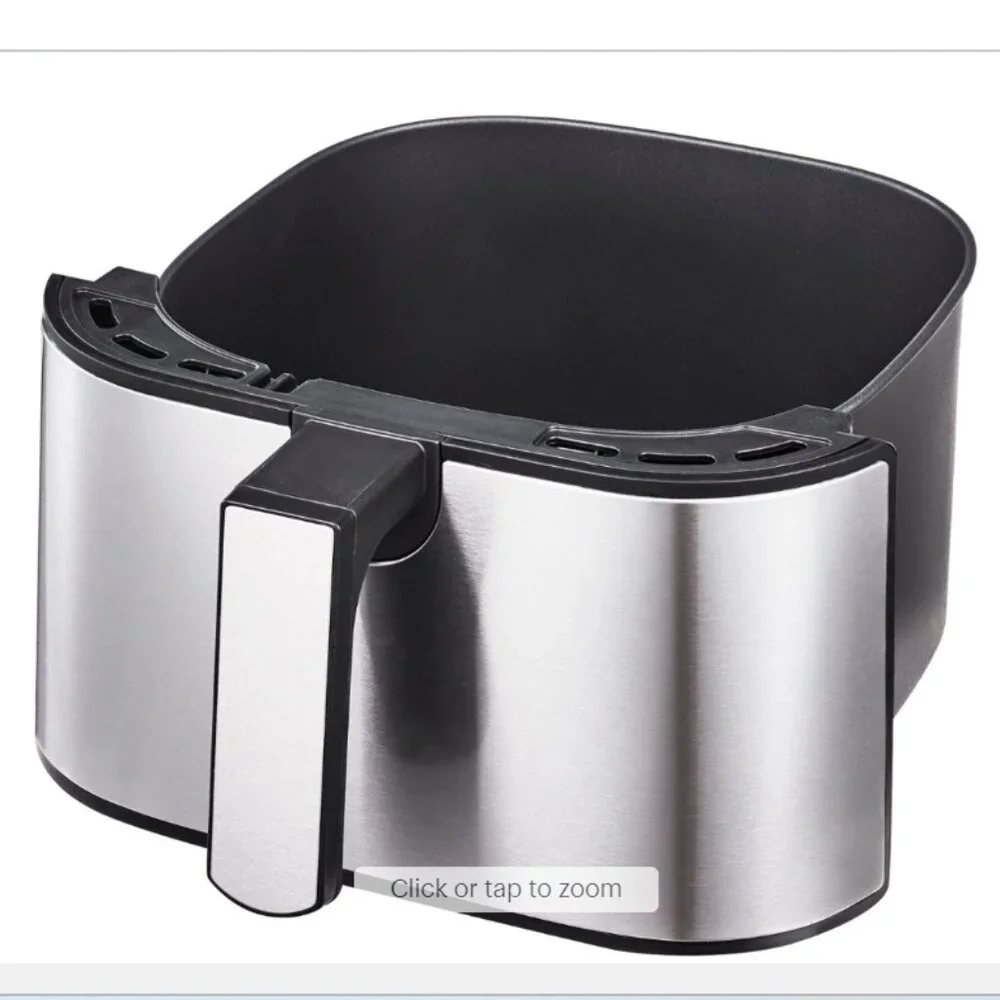 Bella Pro Series - 6-qt. Digital Air Fryer with Stainless Finish - Stainless Ste